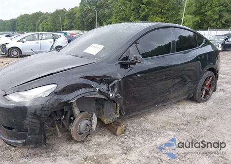 2020 Tesla Model Y Long Range Dual Motor All-Wheel Drive из США, поврежденный, VIN 5YJYGDEE2LF027796